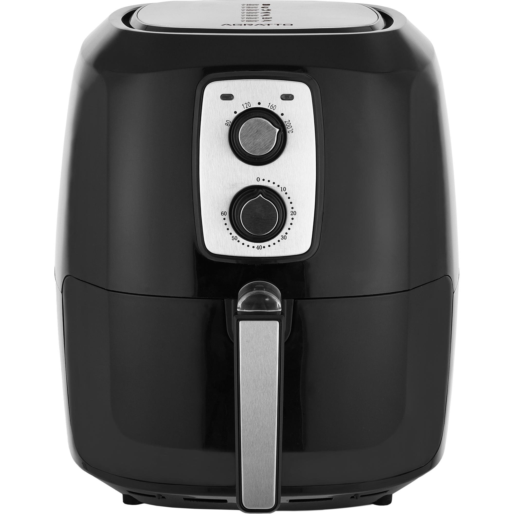 Fritadeira Elétrica Air Fryer Agratto Supremma 7,5 Litros Preta 127v