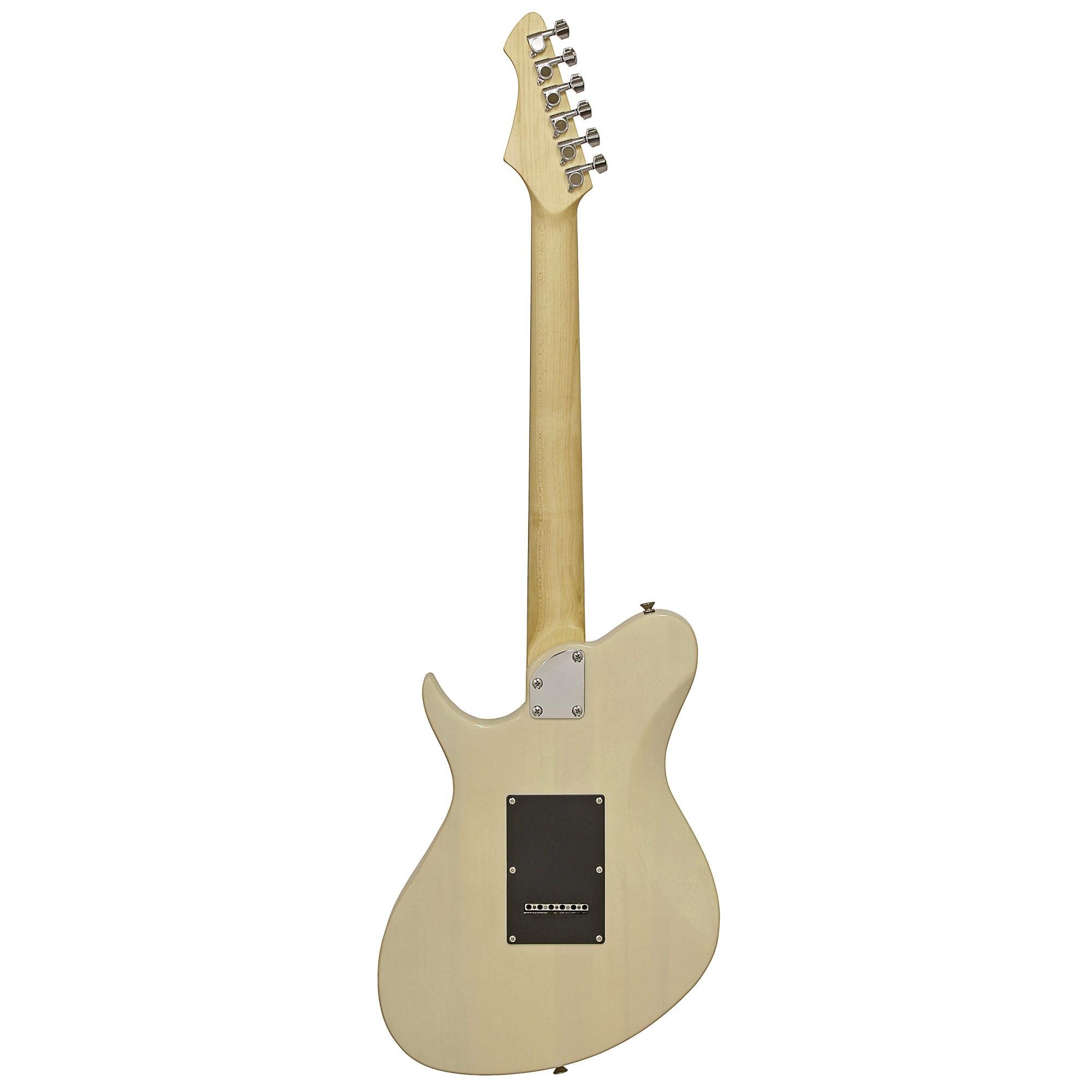 Guitarra Aria J-1 See-Through Vintage White 1