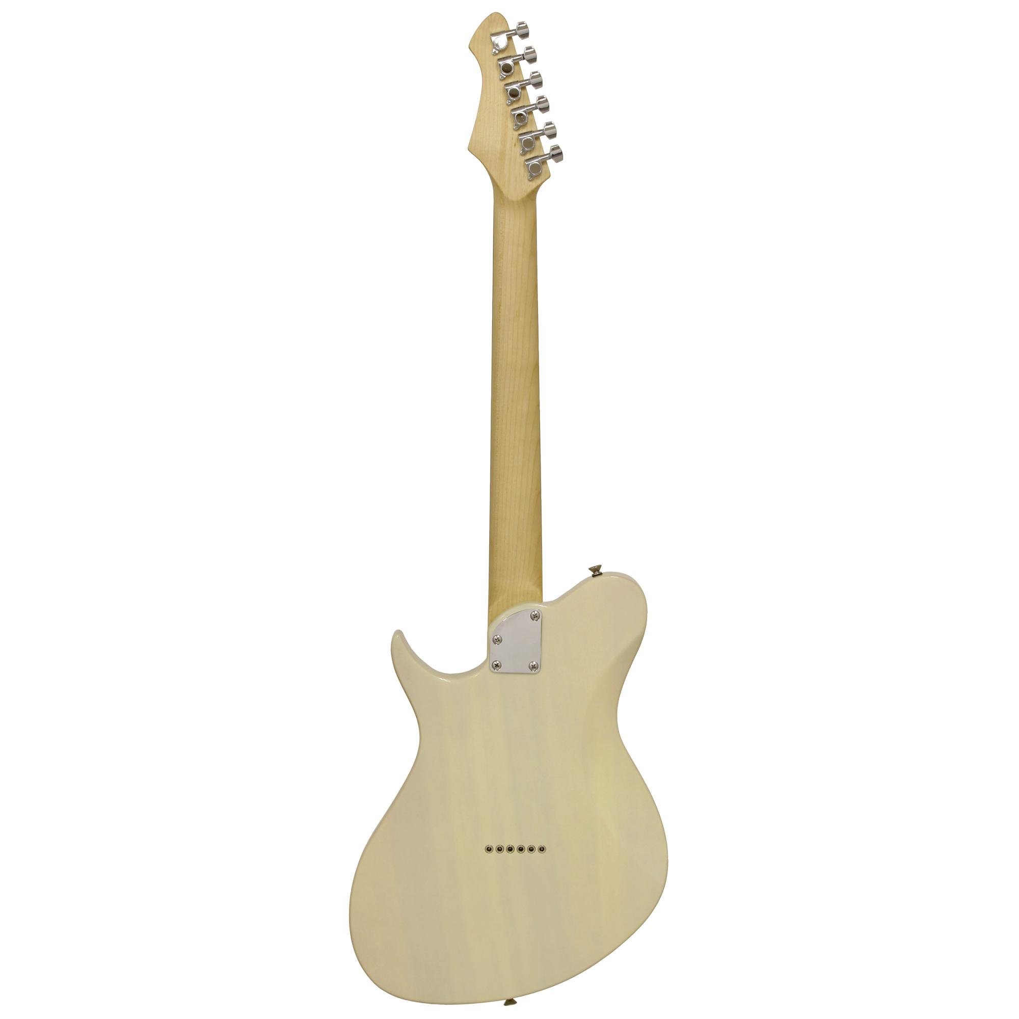 Guitarra Aria Pro II J-2 See-Through Vintage White 2
