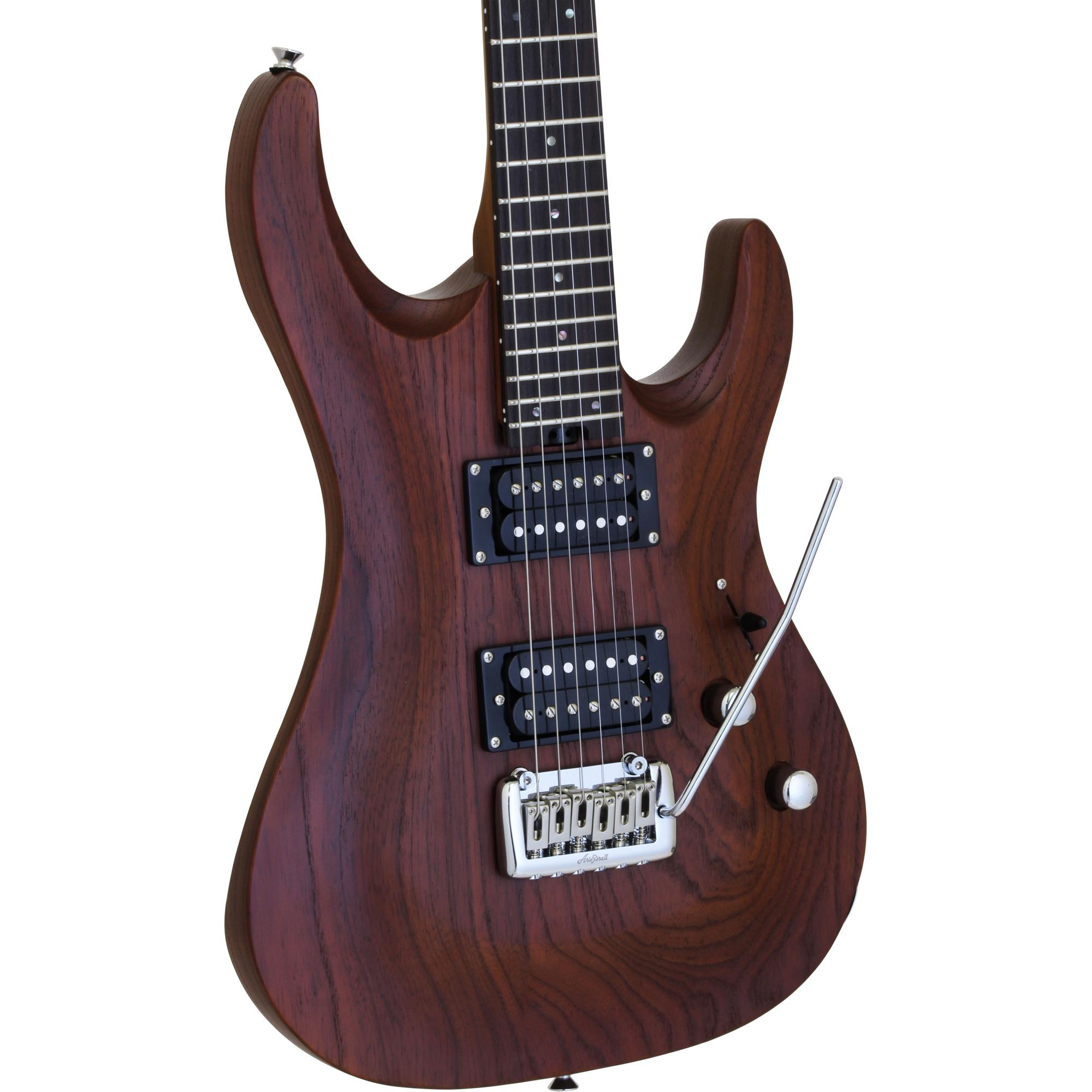 Guitarra Aria Pro II MAC-DLX Stained Brown 1