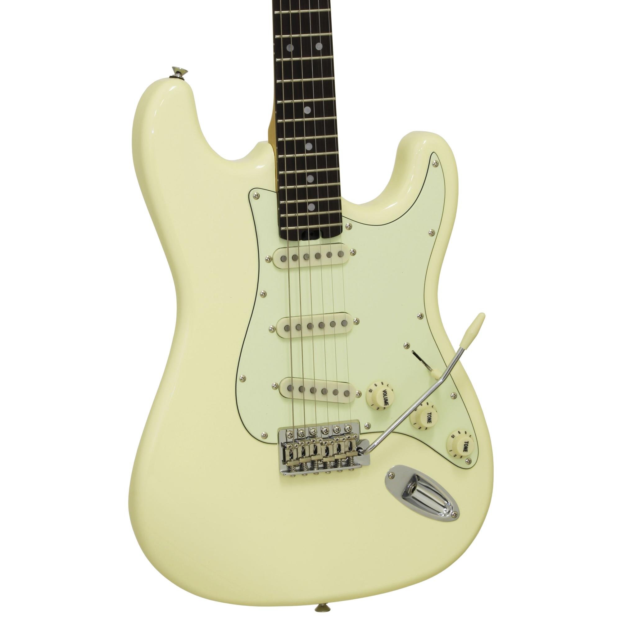 Guitarra Aria STG-62 Vintage White 2