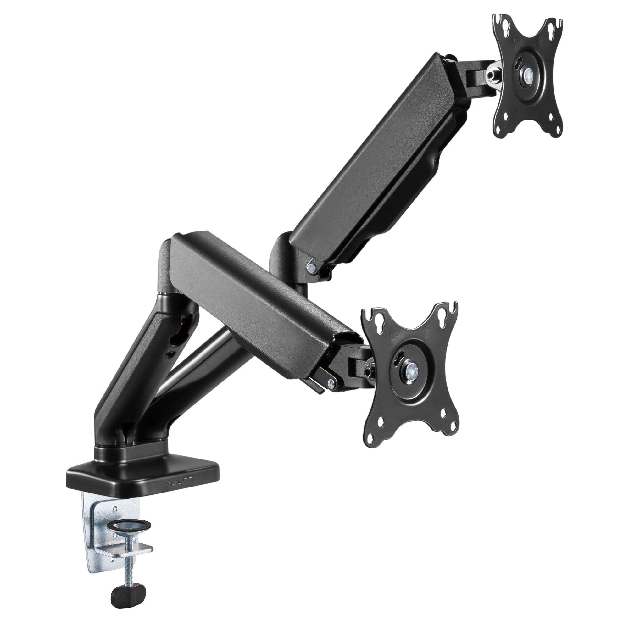 Suporte Articulado Para Dois Monitores com Pistão a Gás Fortrek FK441S 17'-32'