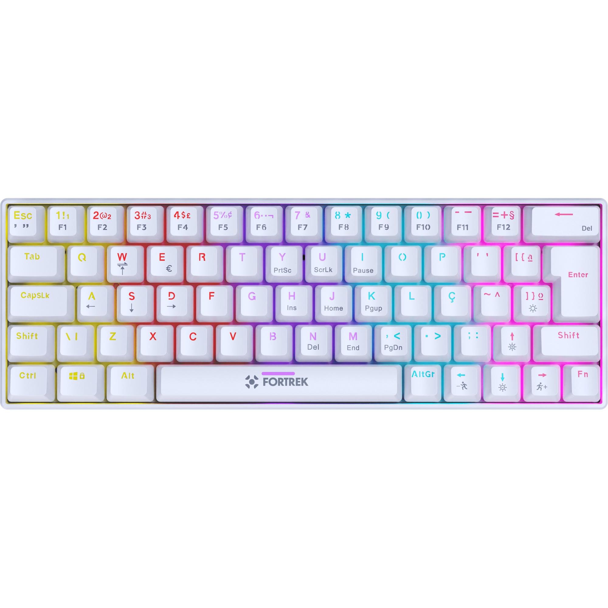 Teclado Gamer Mecânico Fortrek Gravity 65 Compact Switch Outemu Red