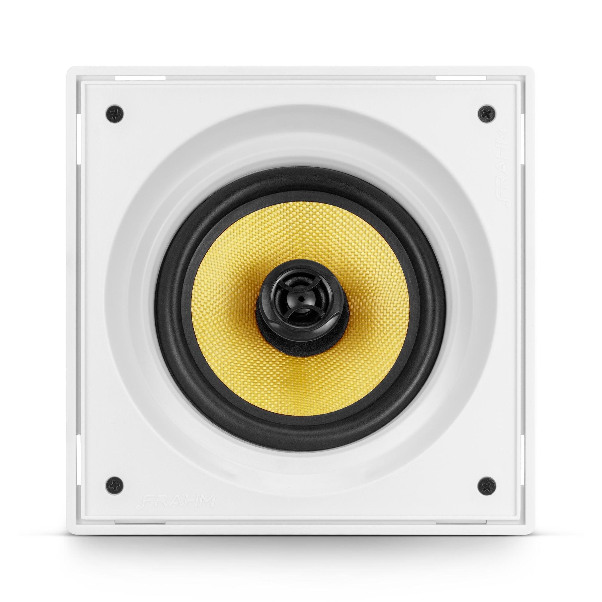 Arandela 6' Frahm 100w Quadrada Cx Branca