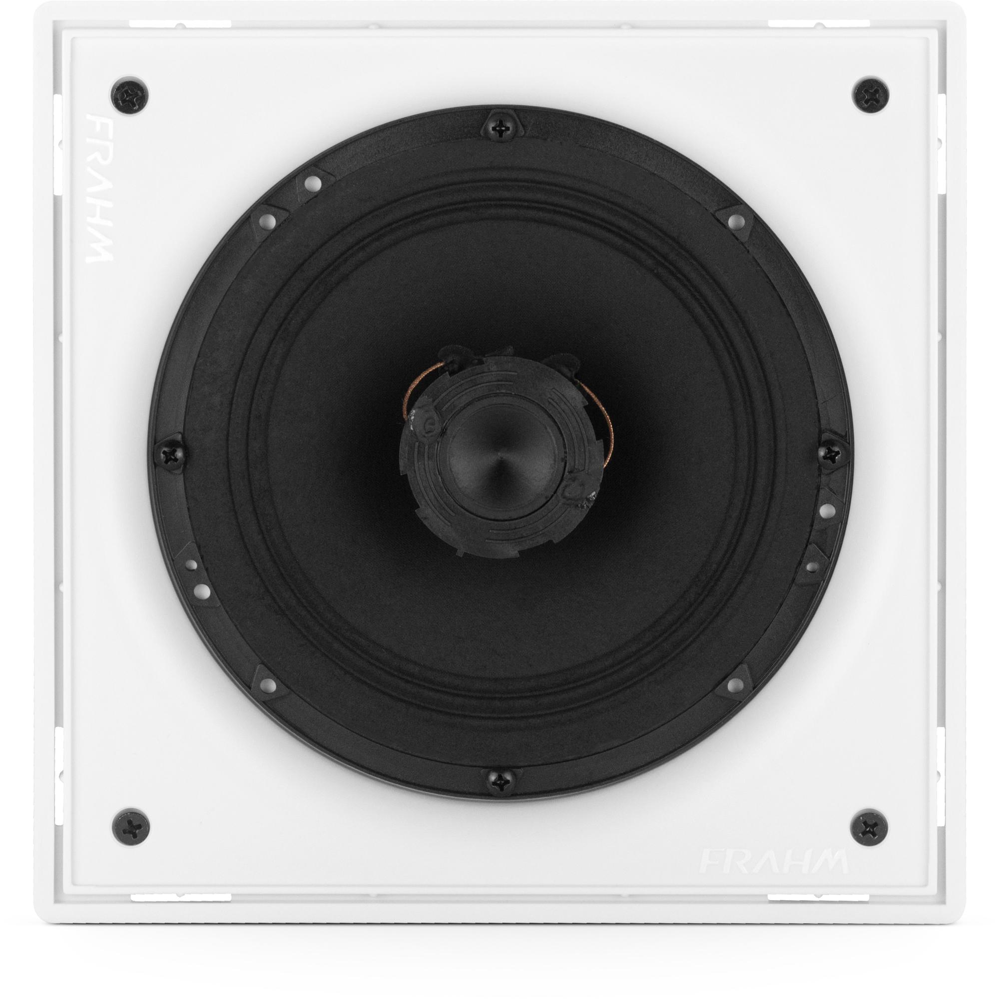 Arandela 6' Frahm 40w Quadrada Cx Branca