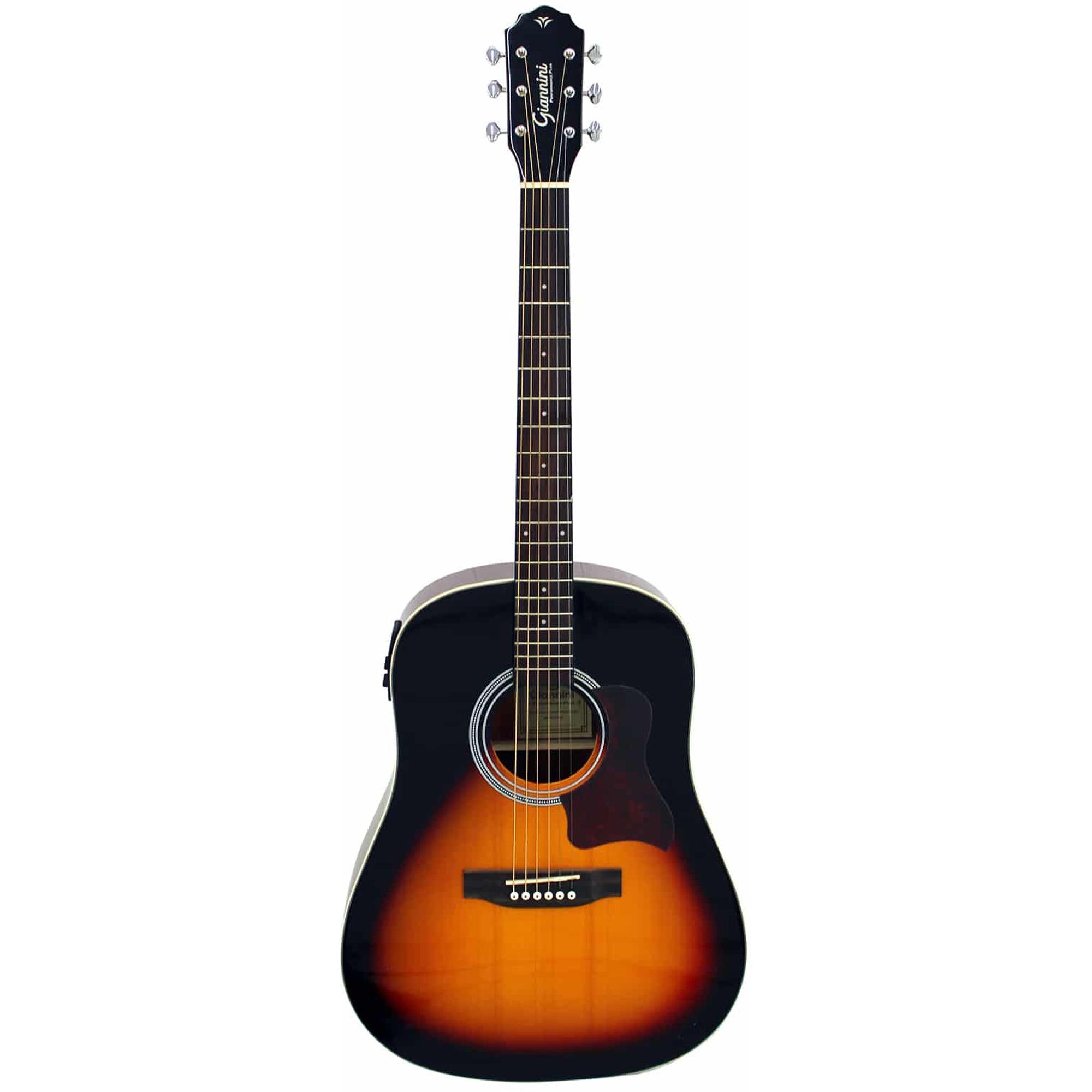 Violão Giannini Perform GSS Plus Eletroacústico Aço Vintage Sunburst 0