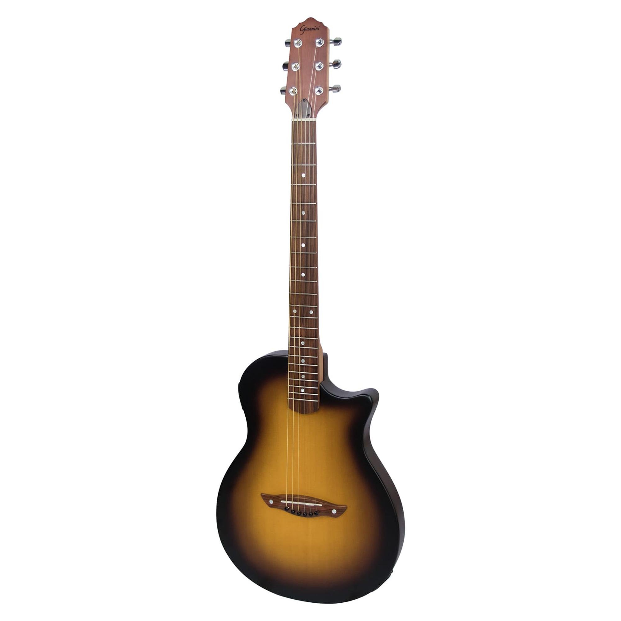 Violão Giannini Stage STS SPC Eletroacústico Flat CEQ Nylon Tobacco Sunburst 0