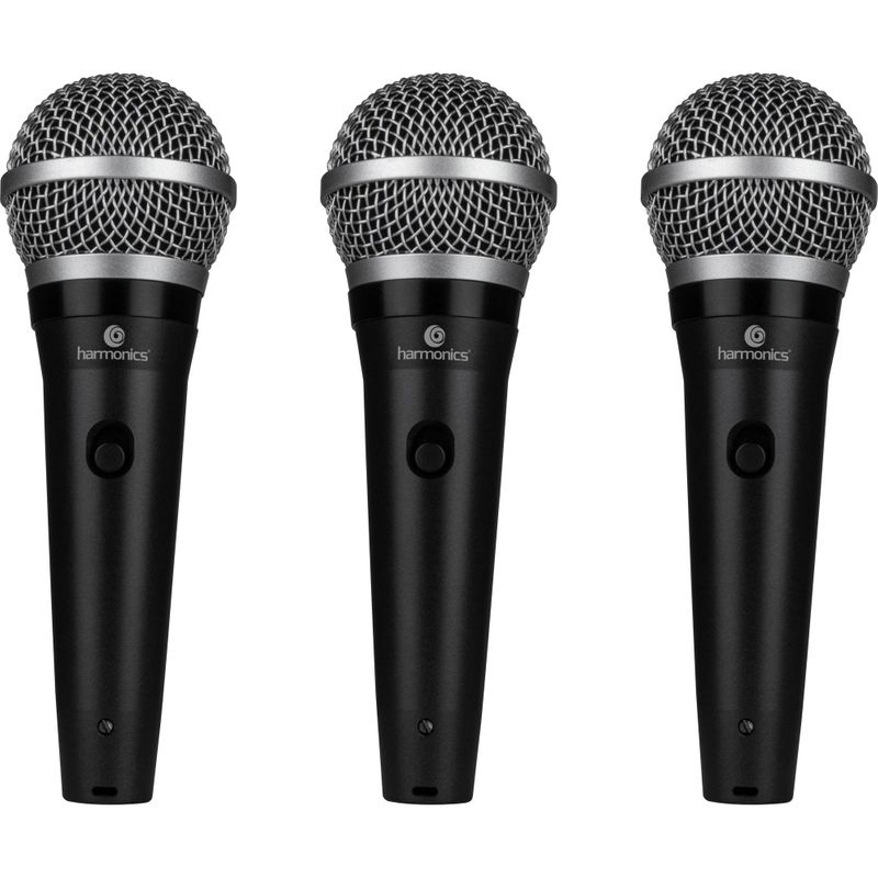 Kit Com 3 Microfone Harmonics Dinâmico Cardióide MDU101 - KI / 3
