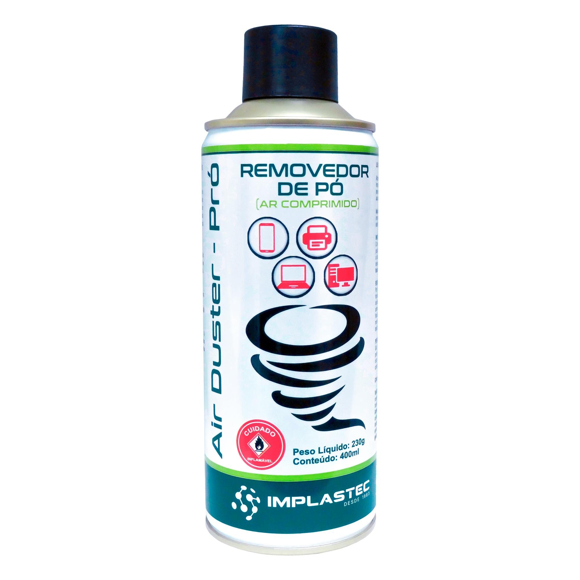 Air Duster Pró 400ml Implastec - CX / 12