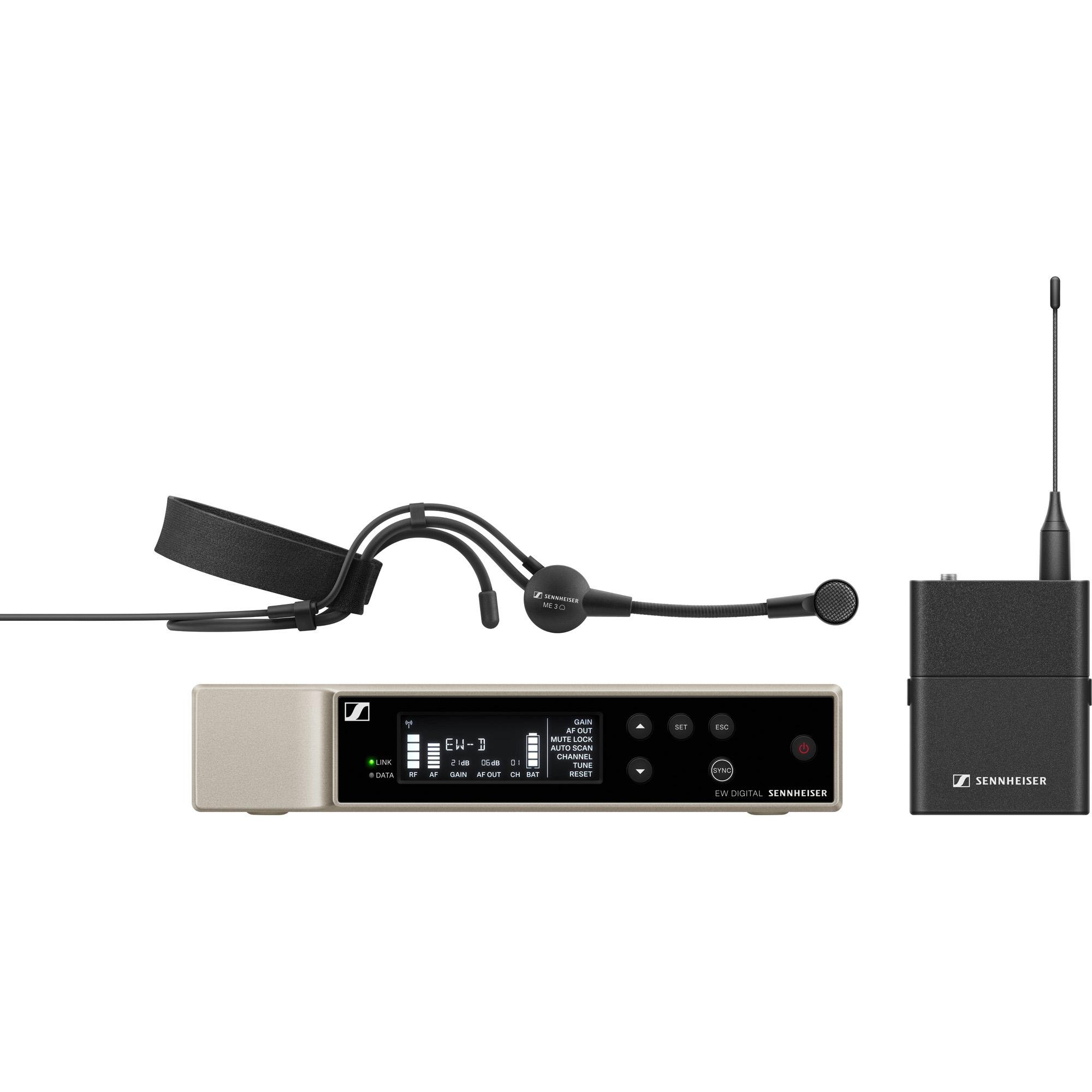 Sistema Auricular Sennheiser EW-D ME3 SET R4-9 Sem Fio