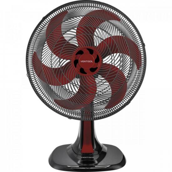 Ventilador de Mesa 40cm 220V TURBO6 Vermelho VENTISOL