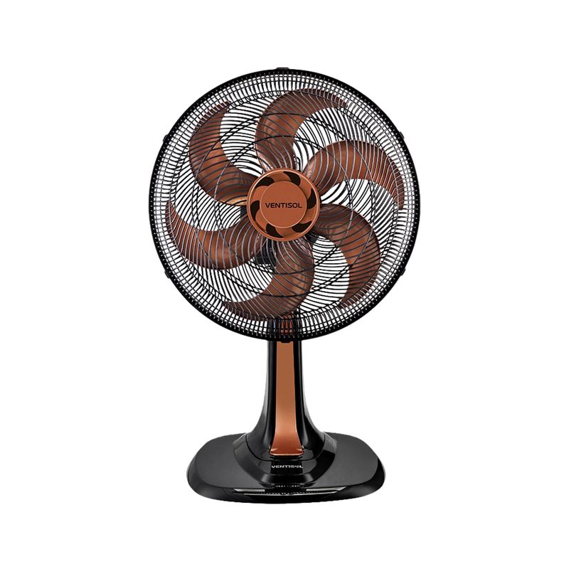 Ventilador de Mesa Turbo 30cm 6 Pás Oscilante 127V VENTISOL