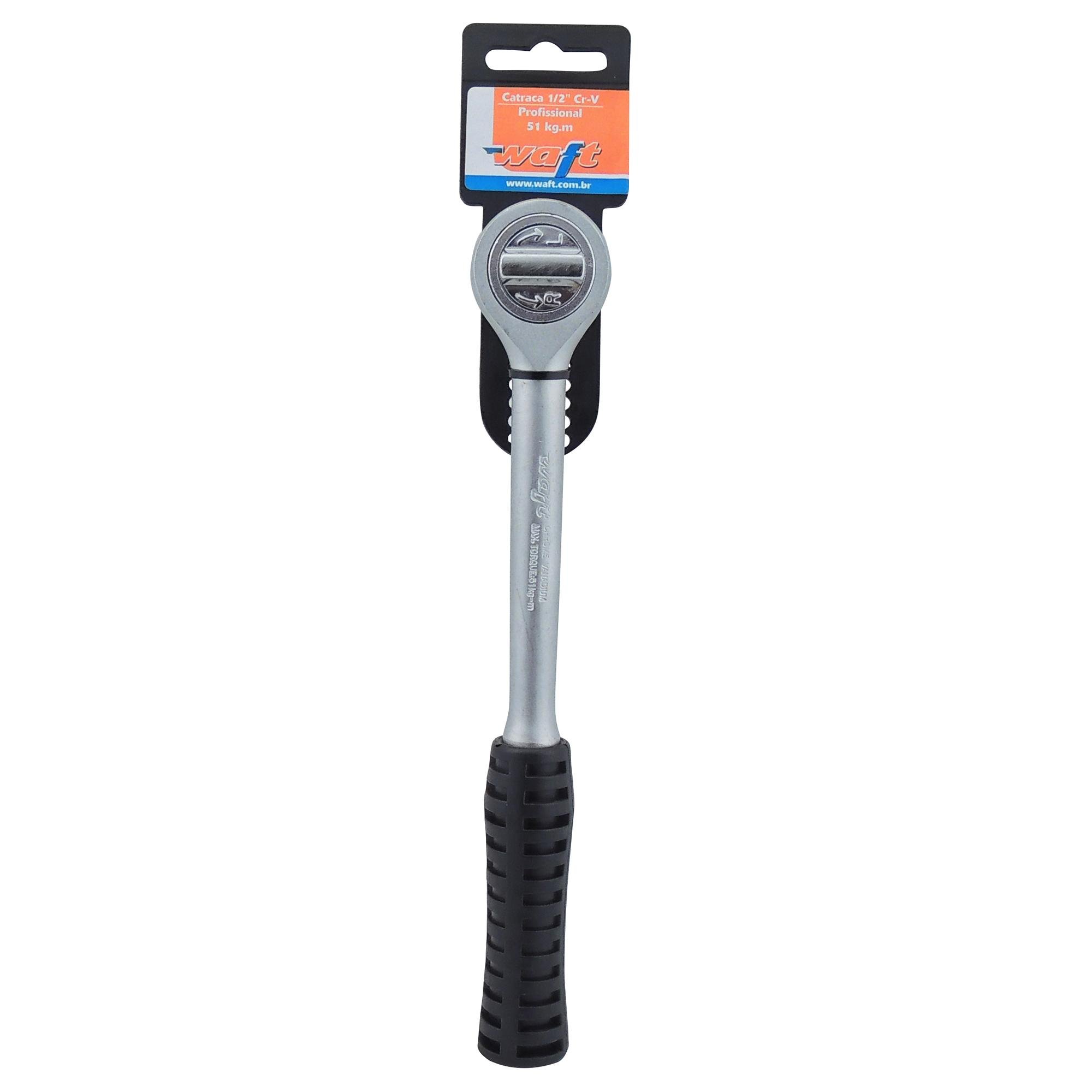 Catraca Manual 1/2' CR-V 51 kgf.m Waft