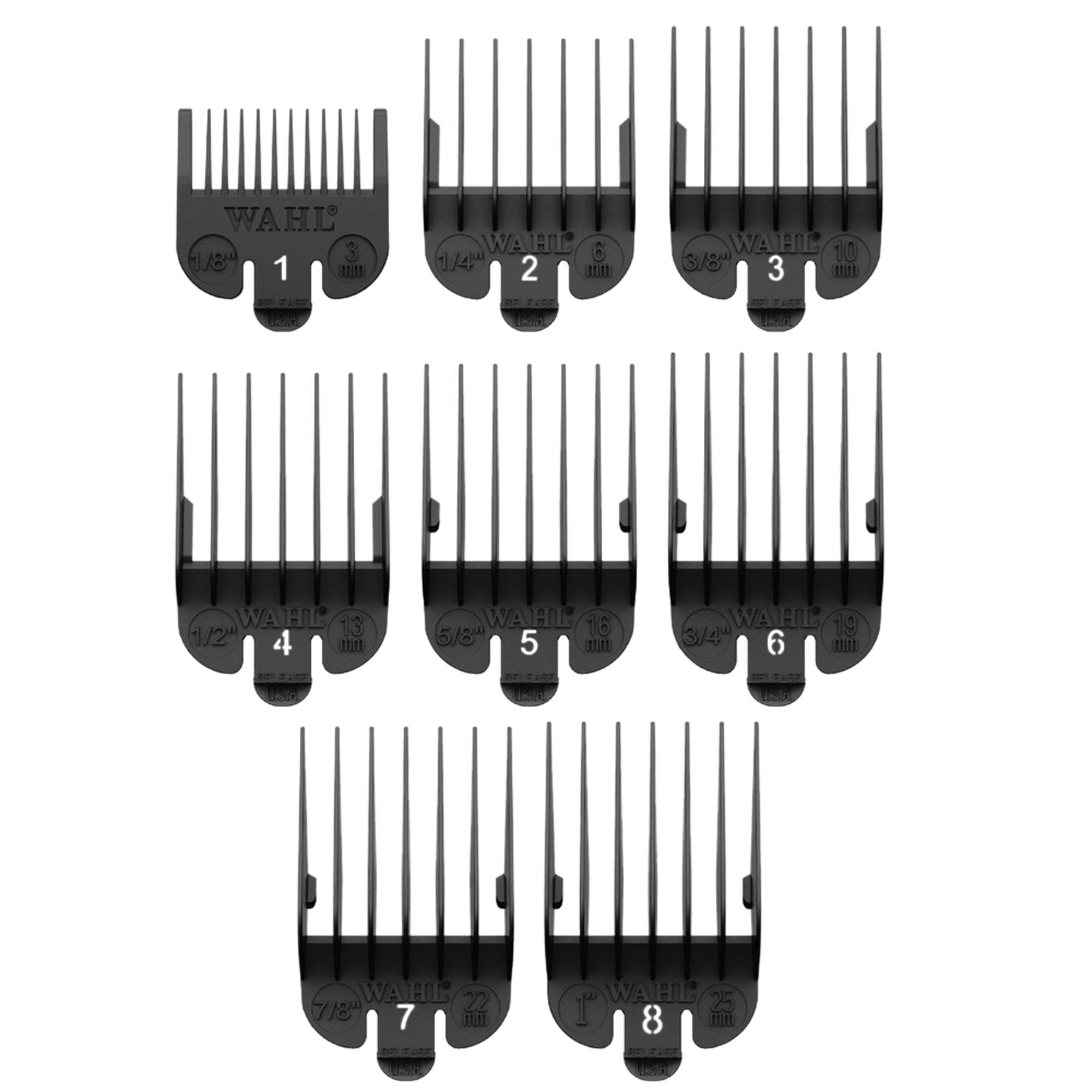 Kit Pentes Altura 1-8 Wahl Com 8 Preto