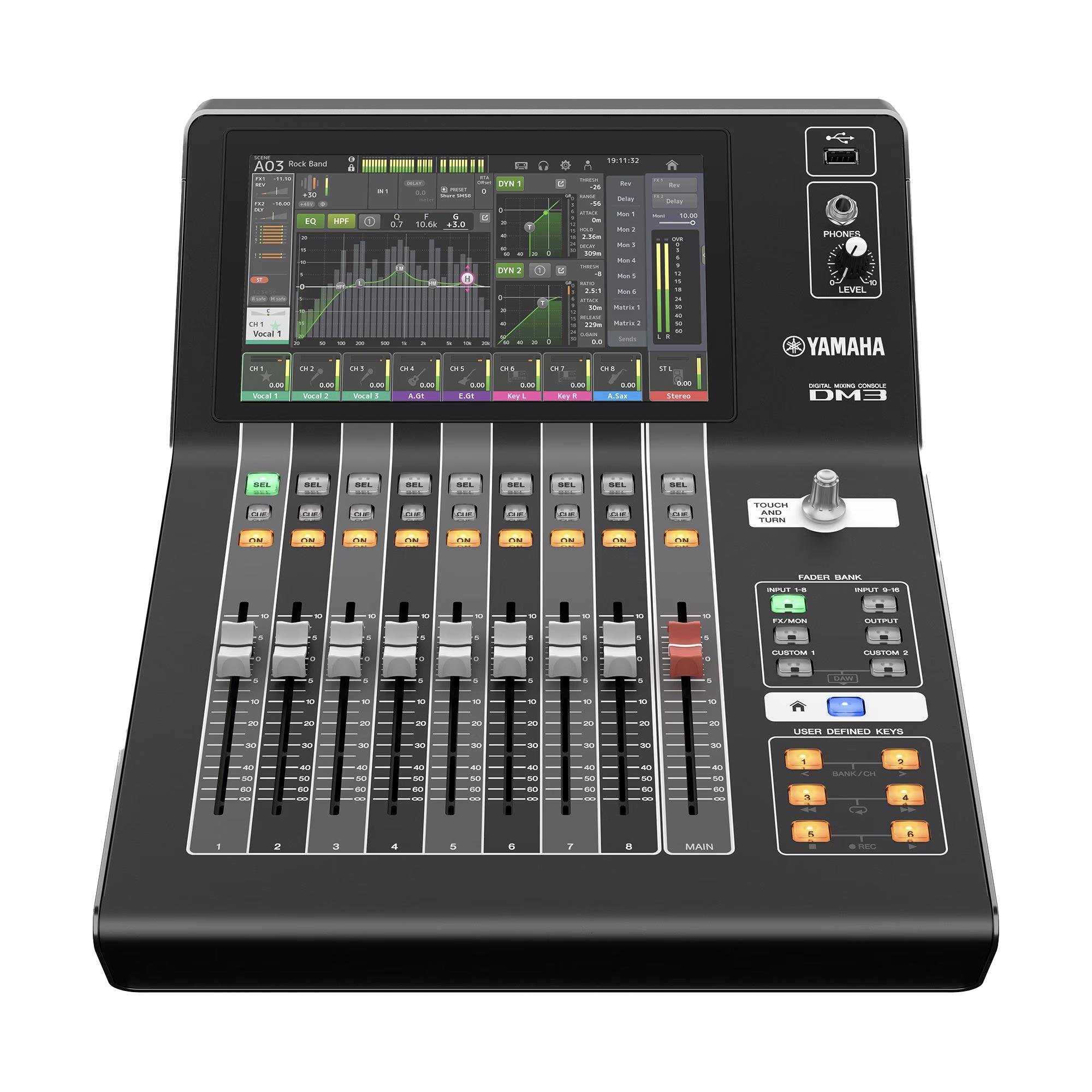 Mesa de Som Yamaha DM3 Digital Preta