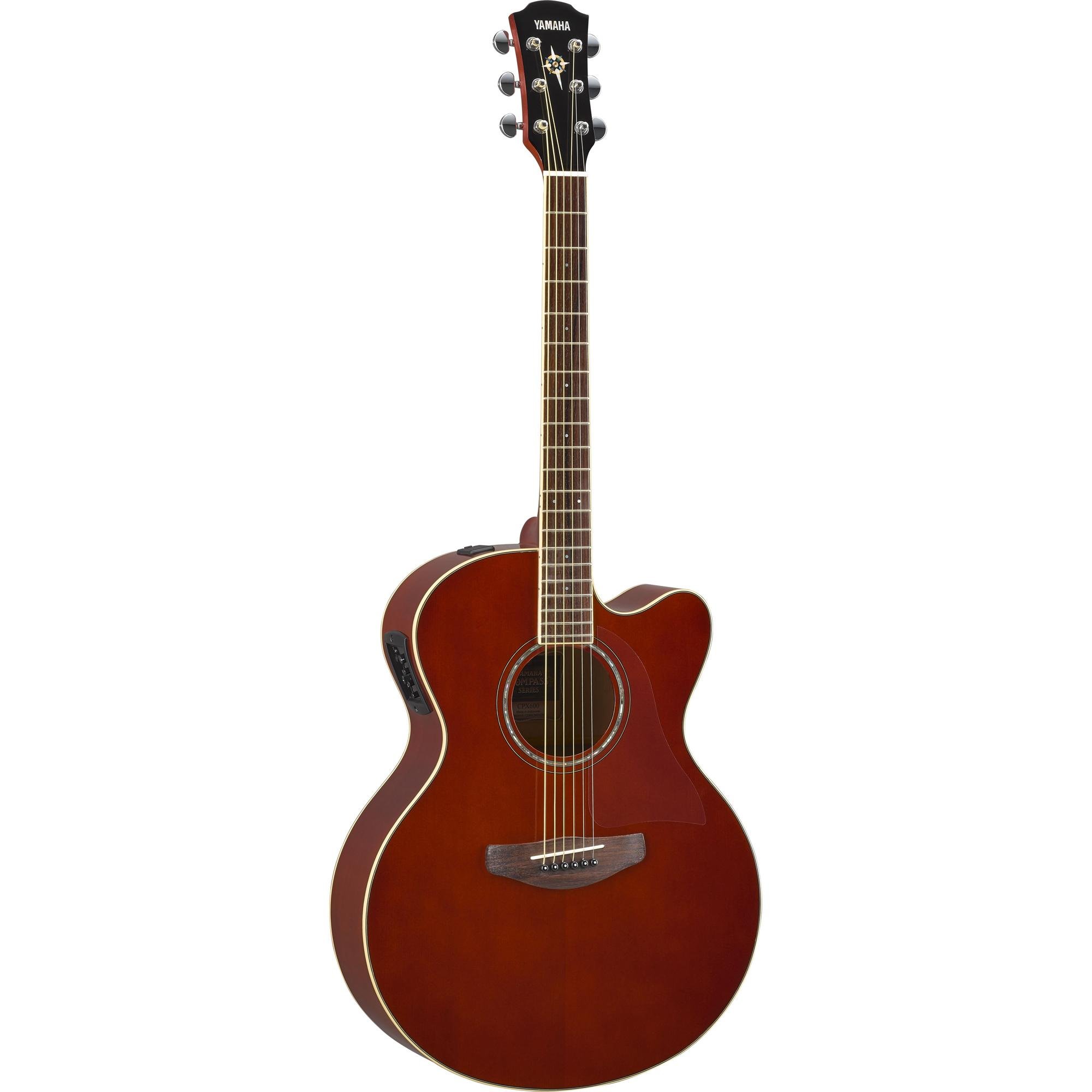 Violão Eletroacústico Yamaha CPX600 Aço Root Beer
